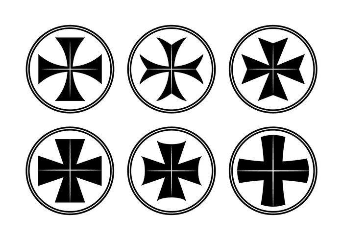 Maltese Cross Vector - ClipArt Best