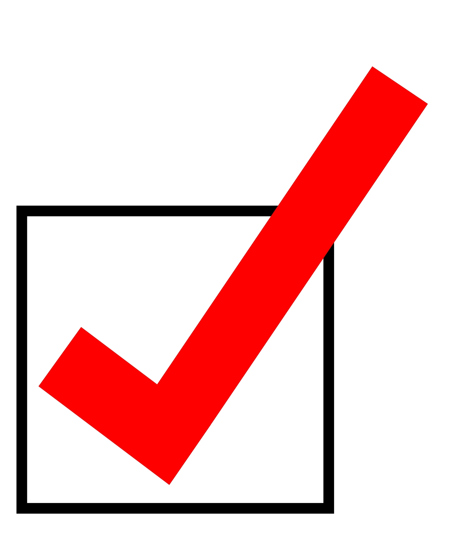 Red Check Mark In Box Clipart - Free to use Clip Art Resource