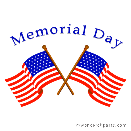 Memorial Day Borders Clipart