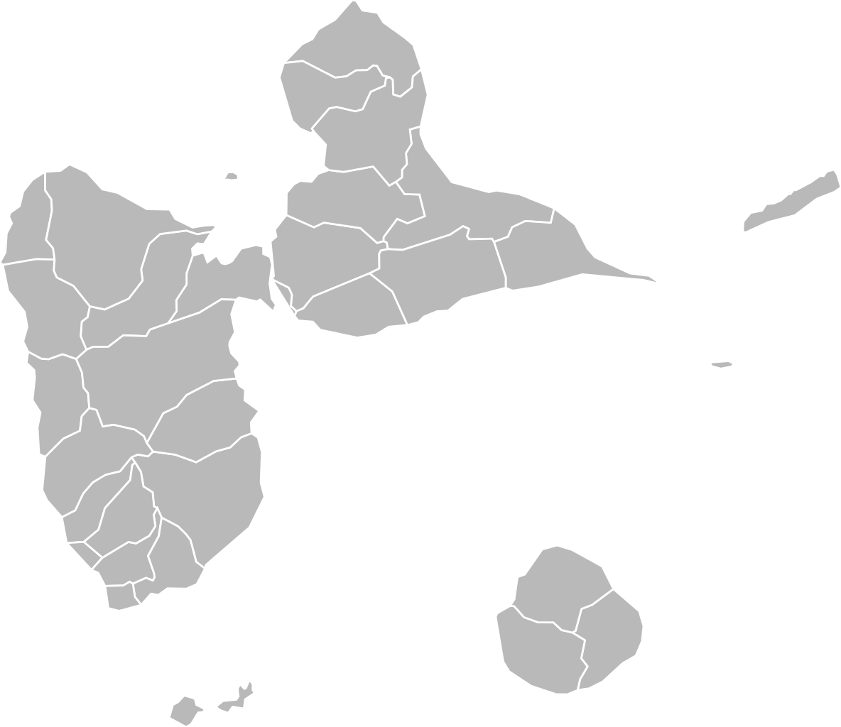 File:Blank Map of Guadeloupe Department, France, with Communes.svg ...