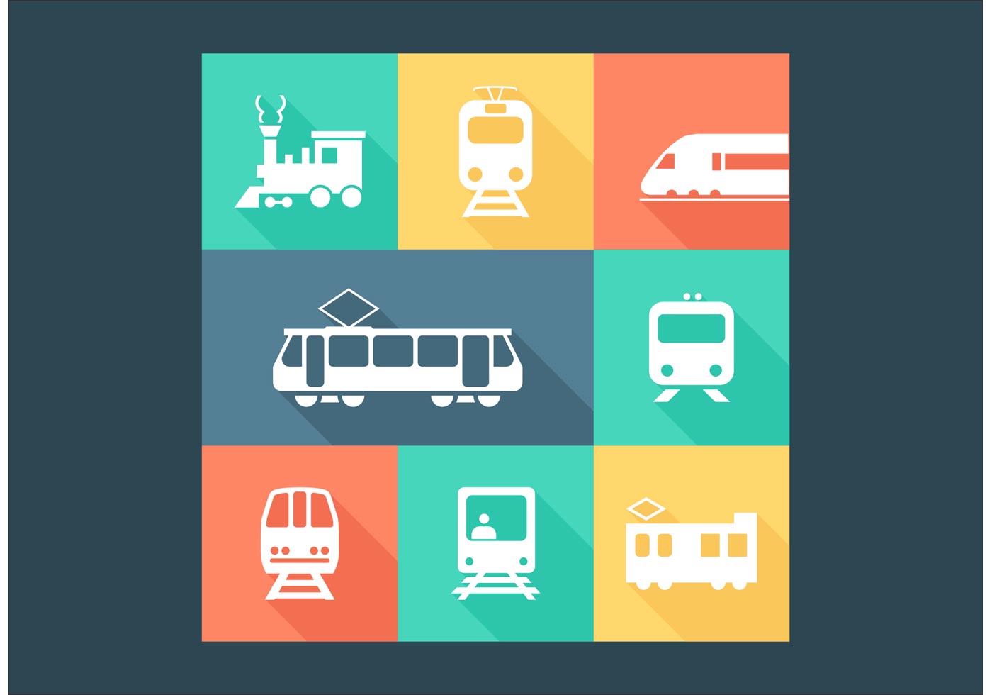 Train Free Vector Art - (3980 Free Downloads)