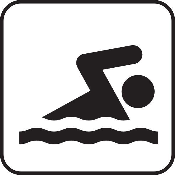 Swimmer Cartoon Clipart