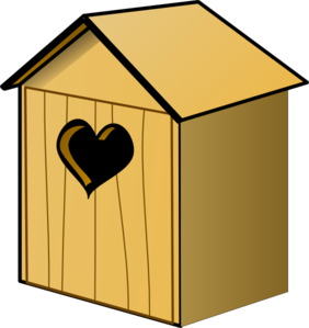 Bird House Clip Art