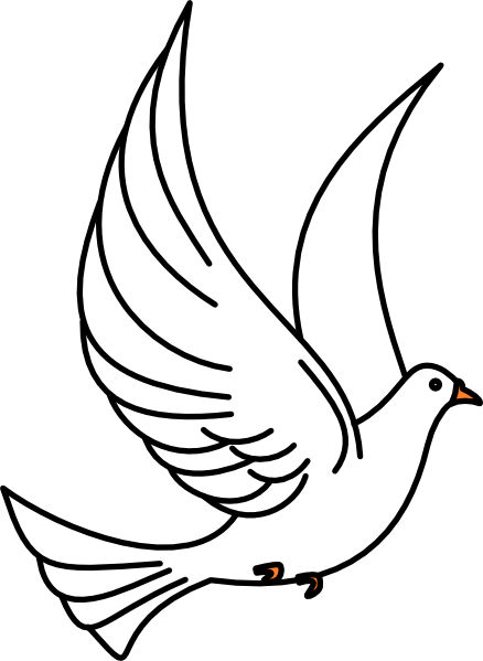 Pentecost White Dove Cartoon Version - ClipArt Best