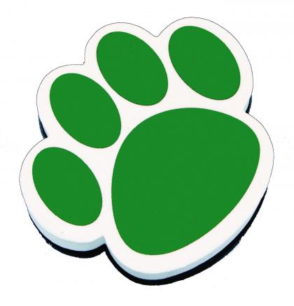 Green Paw Print - ClipArt Best