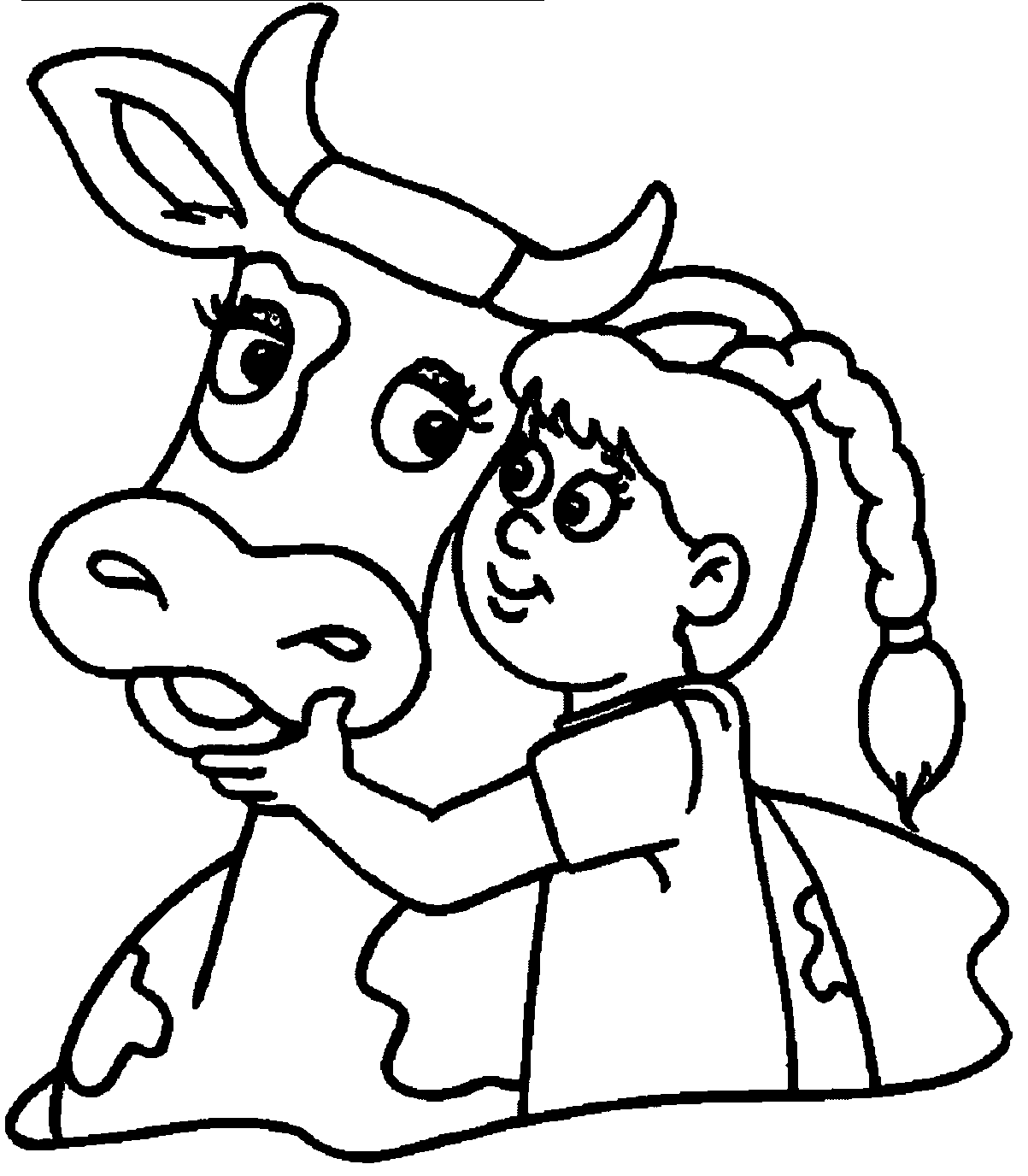Cow Coloring Pages | Wecoloringpage