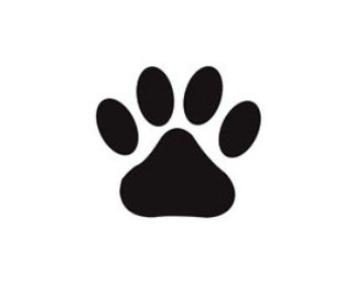 Paw Print Font Clipart - Free to use Clip Art Resource