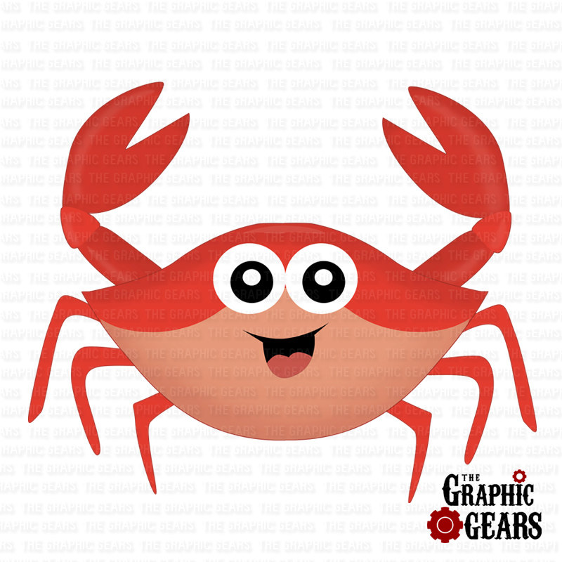 Crab Clip Art Cartoon - Free Clipart Images