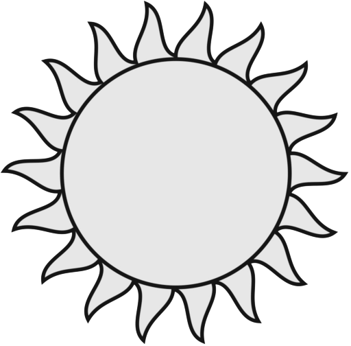 Best Photos of Sun Drawing Black And White - Summer Sun Clip Art
