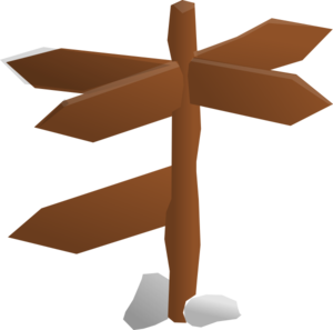 Signpost clipart