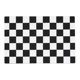 Checkered Pattern Placemats | Zazzle