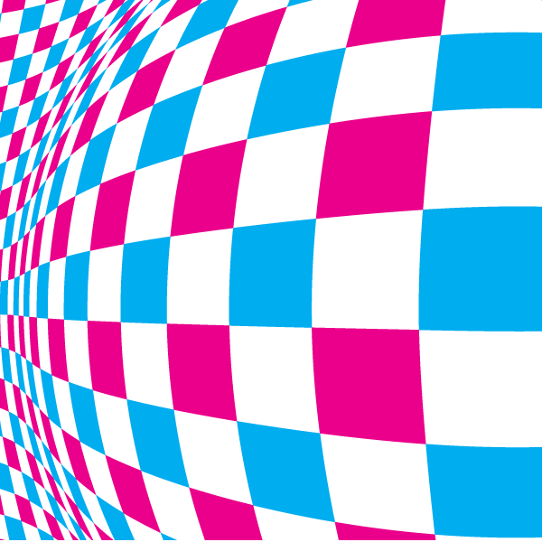 Warped Checkered Pattern Background | 123Freevectors