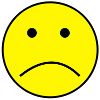 Sad face frowny face clipart cliparts for you clipartcow - Clipartix