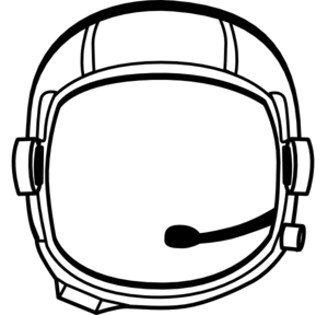 Astronaut helmet clip art