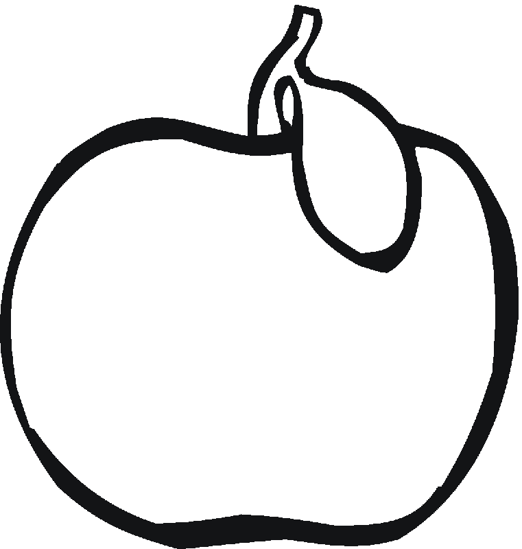 Printable Apple Pictures - AZ Coloring Pages