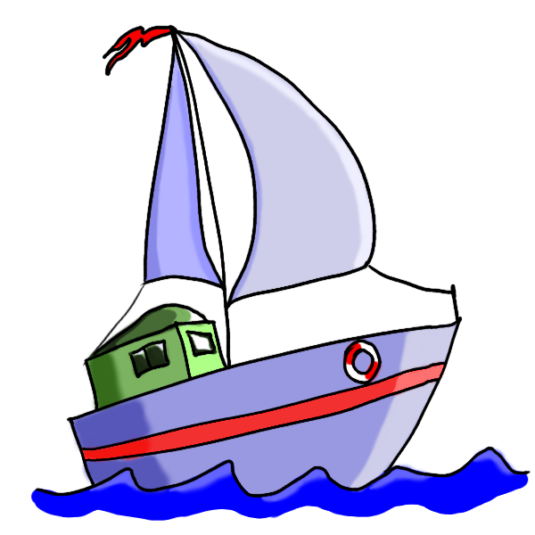 Cartoon Boat Clipart