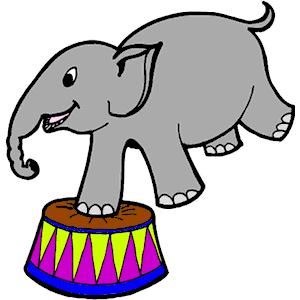 Baby Circus Elephant Clipart - Free Clipart Images