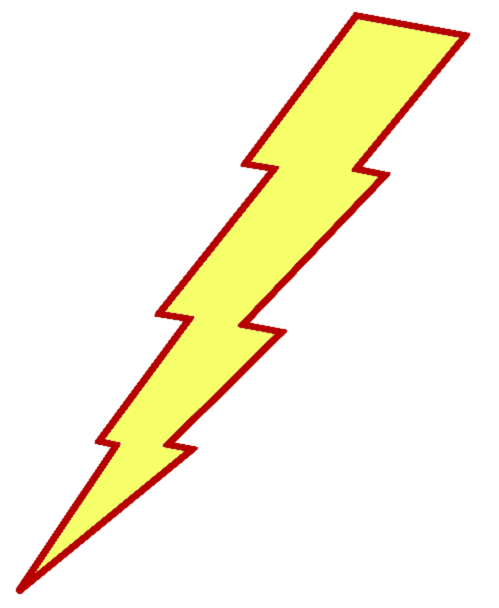 Lightning Bolt Outline