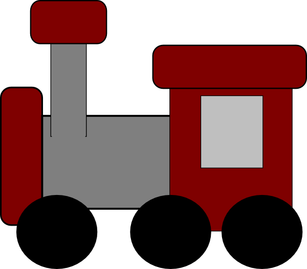 Red Train Clip Art - vector clip art online, royalty ...