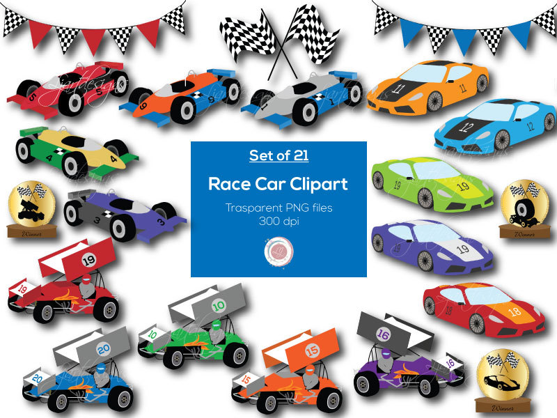 Race car clipart baby