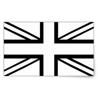 Black White British Flag Gifts - Black White British Flag Gift ...