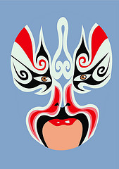 Chinese Theater Masks - ClipArt Best