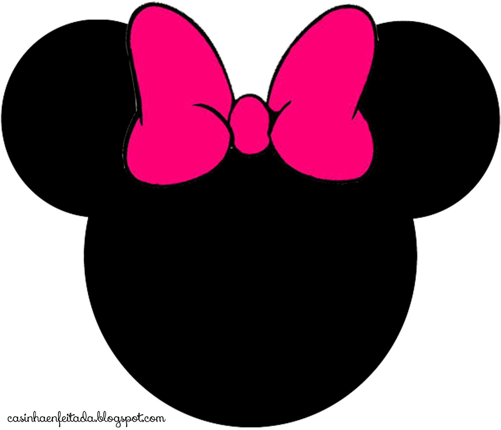 Clipart best minnie mouse head