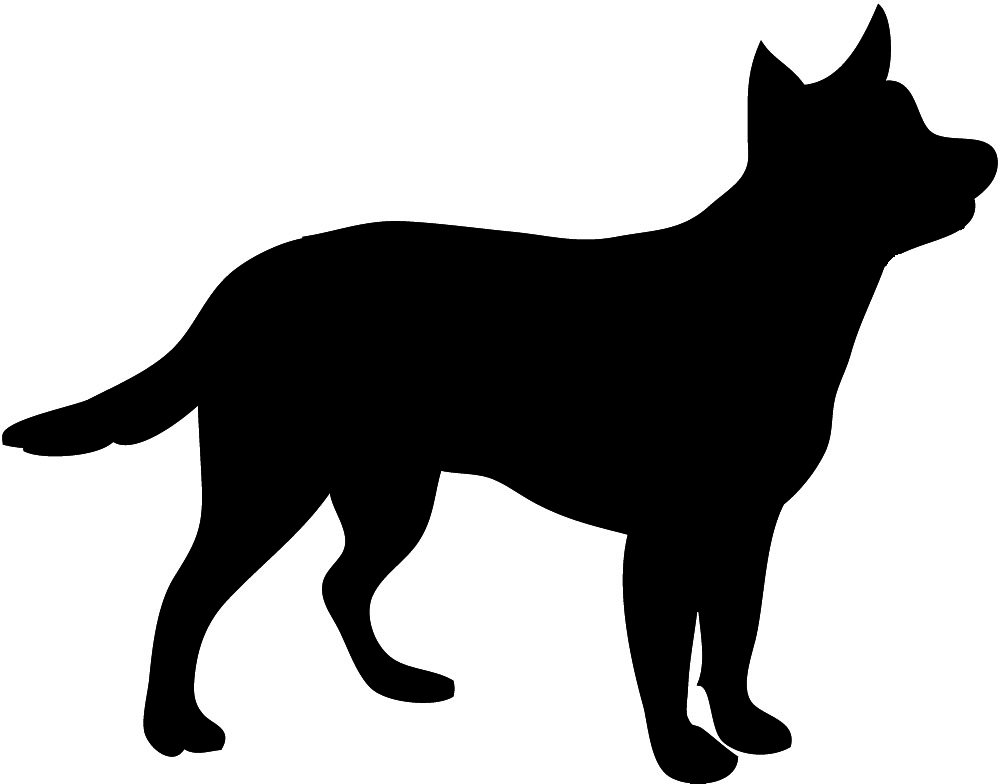 Dog Silhouette Clipart