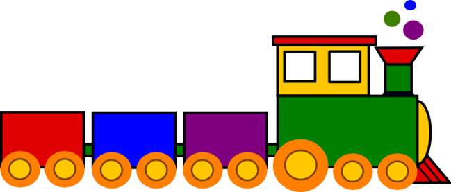 Train clipart for kids