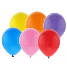 Paquet lestÃ© imprimÃ© de ballons multicolores avec frou-frou pour ...