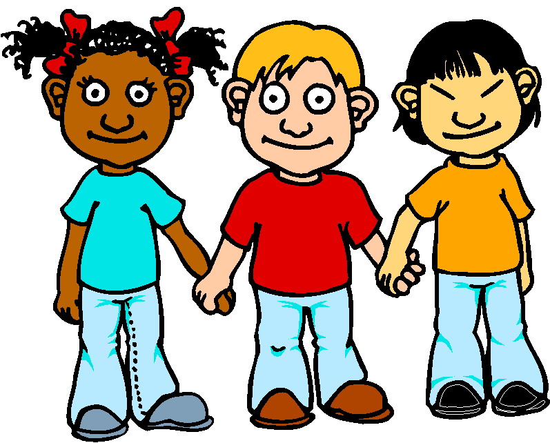 people being friendly clipart