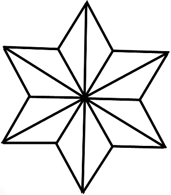 How to Draw 6-sided Nautical Stars with Easy Step by Step Drawing ...