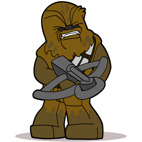 Chewie star wars clipart