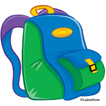 School backpacks clipart