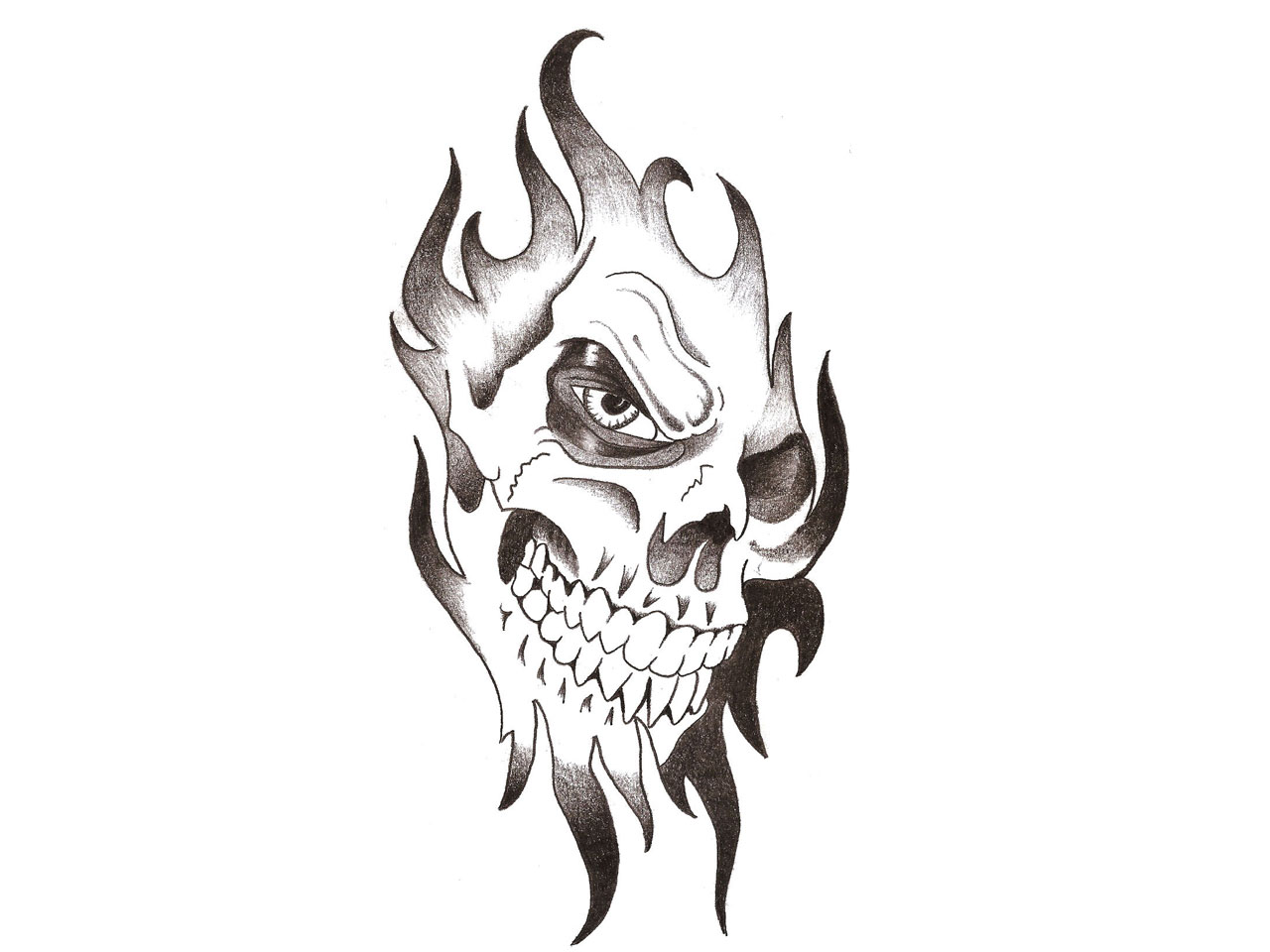 Skull Tattoo Design | Free Download Clip Art | Free Clip Art | on ...