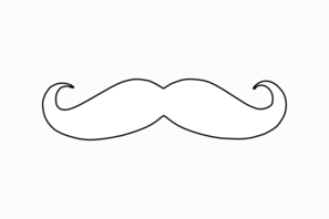 wispy mexican mustache clipart