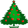 Christmas Tree clip art - vector clip art online, royalty free ...