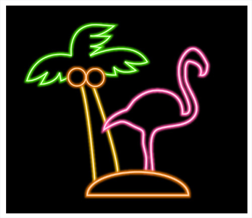 Flamingo - Neon Colors Rock Photo (10660496) - Fanpop fanclubs