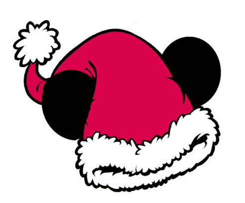 Printable Disney Mickey Mouse Santa Hat Ears Picture