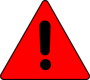 Warning Triangle clip art - vector clip art online, royalty free ...