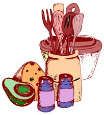 Free Clipart Network Kitchen Cooking Utensils Clipartfree Clipart ...