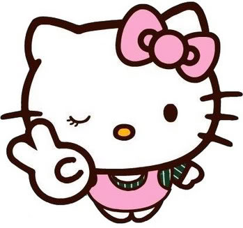 Hello Kitty Word Art - ClipArt Best