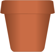 Plant pot clipart