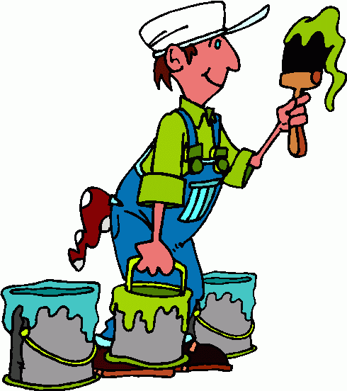 Painting House Clipart
