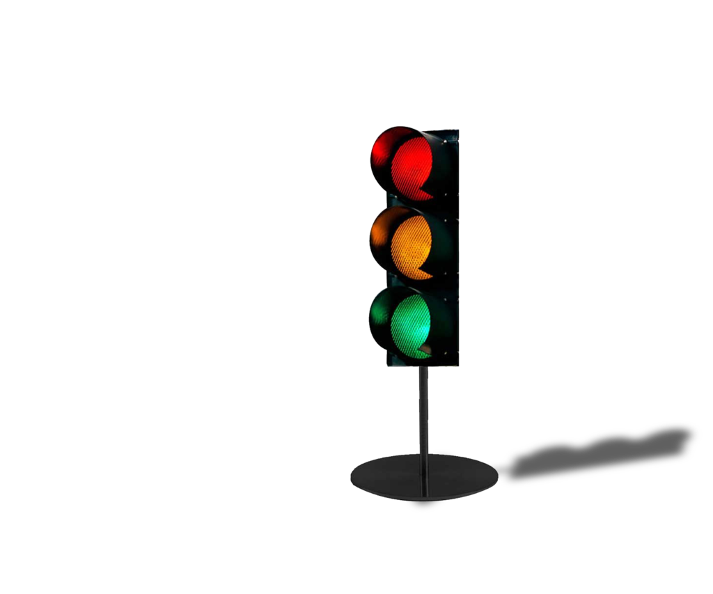 Traffic light no background clipart