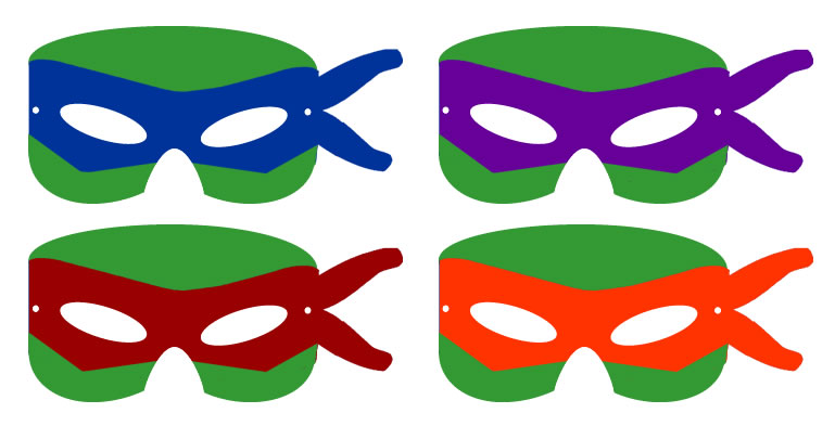 Teenage Mutant Ninja Turtles Masks | Frugal Cape Cod