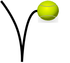 Tennis ball bounce clip art at vector clip art - Clipartix