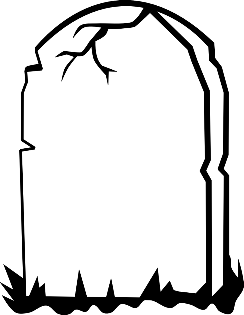 tombstone-coloring-page-clipart-best