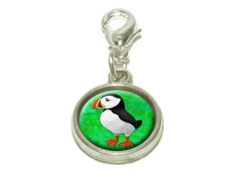 Puffin charm | Etsy