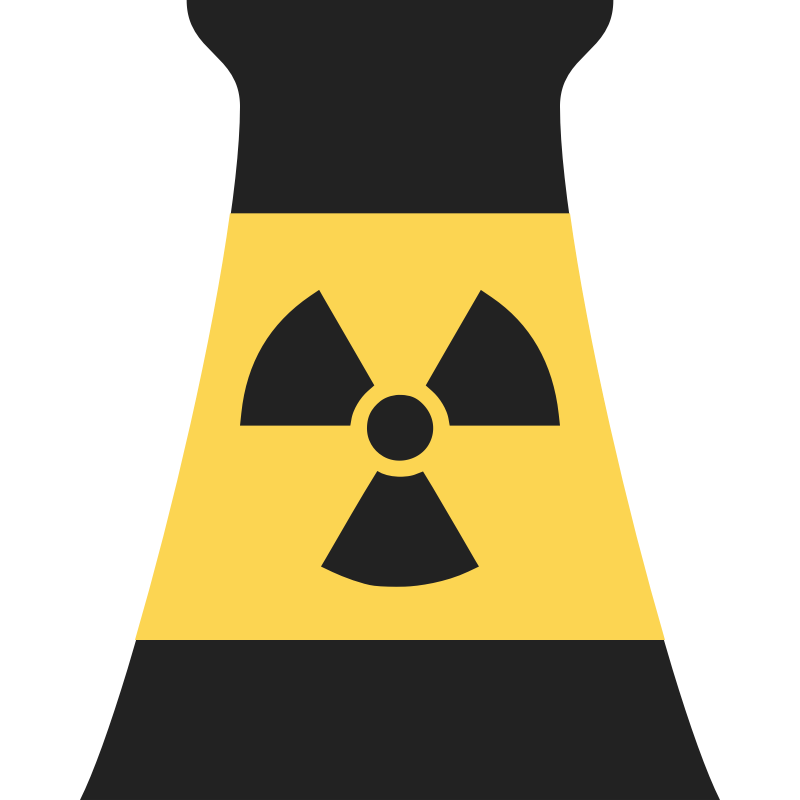 Nuclear power plant clipart